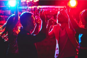 A Group of People Dancing at a Las Vegas Club