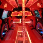 Vegas Mega Limo Red Interior