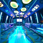 Blue Party Bus Lighting